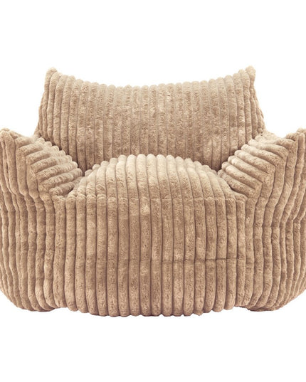 40" Beige Upholstered Arm Chair