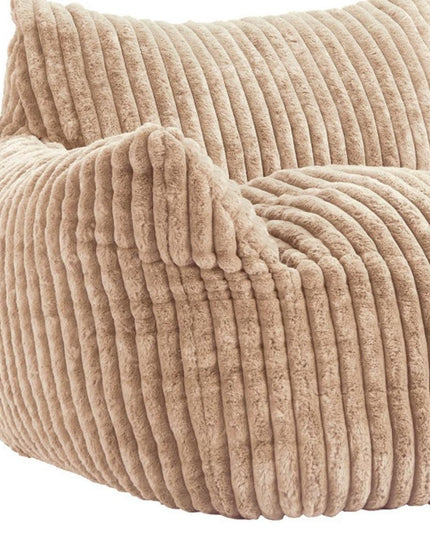 40" Beige Upholstered Arm Chair