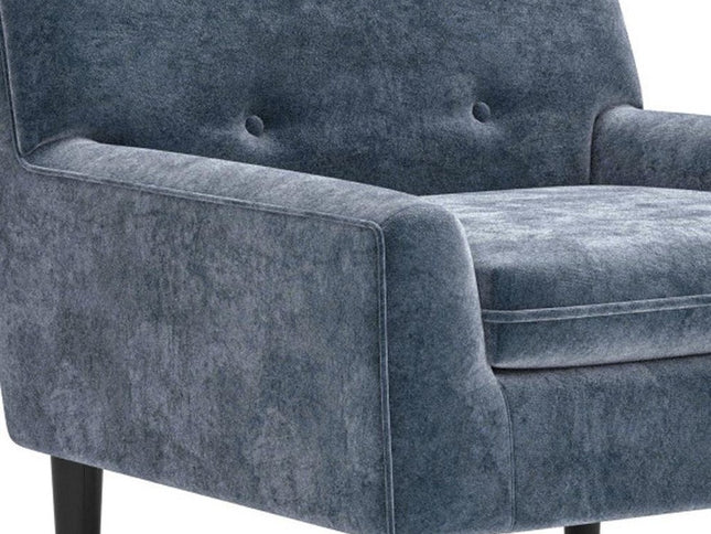 30" Gray Upholstered Arm Chair