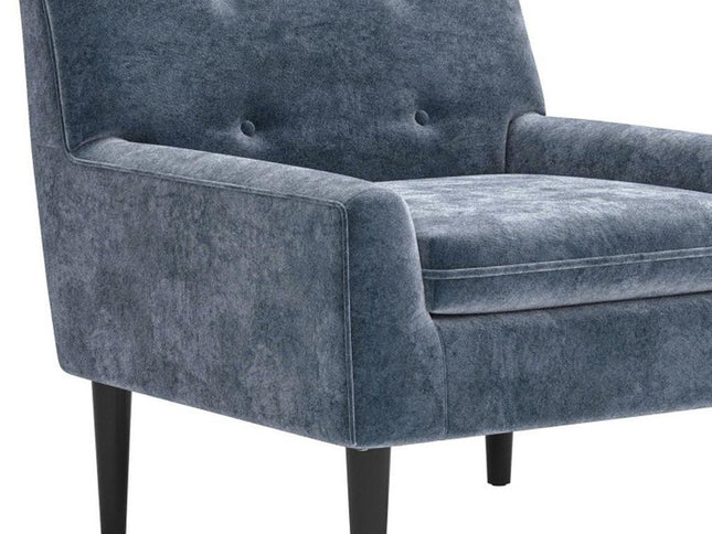30" Gray Upholstered Arm Chair