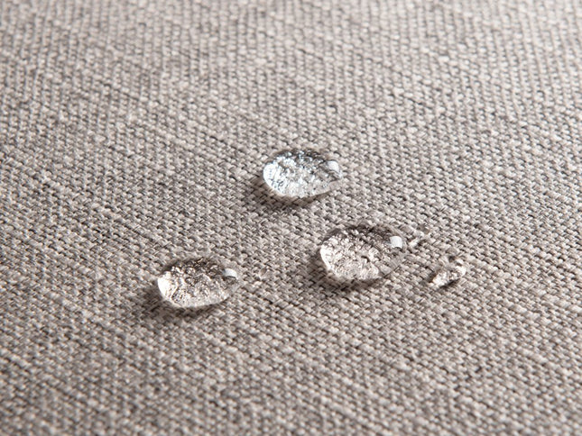 20" Gray and Black Fabric Ottoman