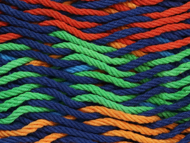 Green Red And Yellow Striped Double Hammock