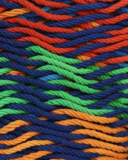 Green Red And Yellow Striped Double Hammock