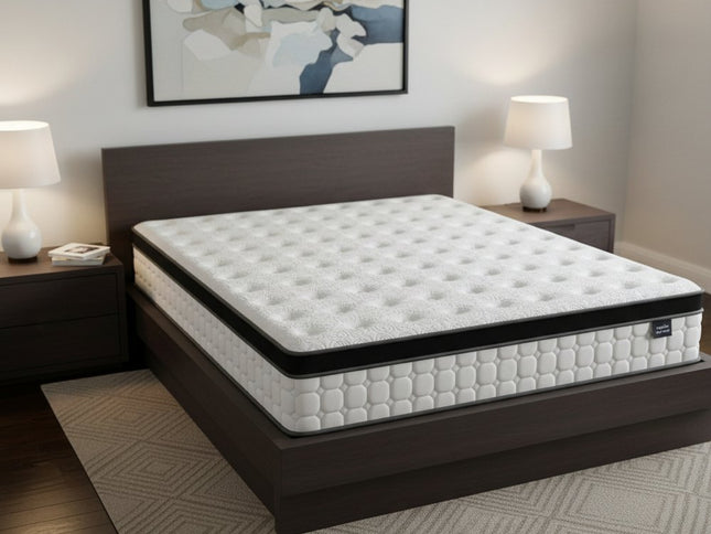 12" Hybrid Pocket Coil Gel Memory Foam Twin Mattress