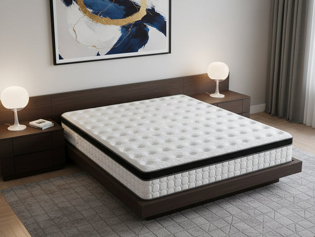 12" Hybrid Pocket Coil Gel Memory Foam Full Double Mattress