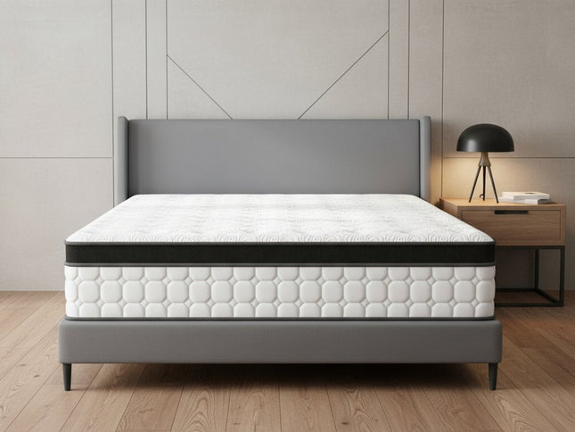 12" Hybrid Pocket Coil Gel Memory Foam Queen Mattress
