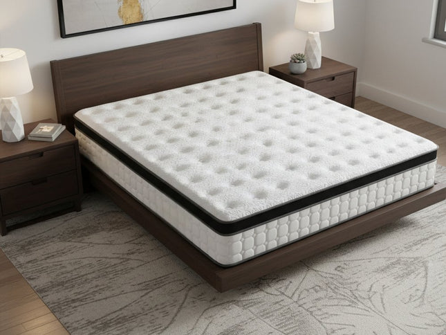 12" Hybrid Pocket Coil Gel Memory Foam King Mattress