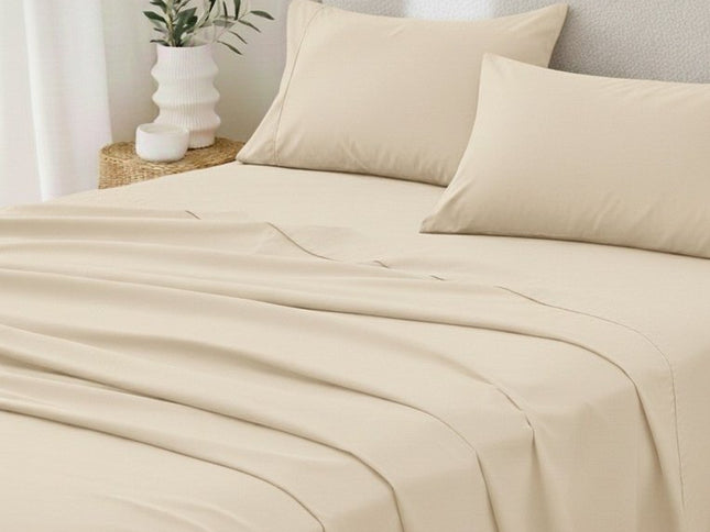 Ivory Cotton Queen Pillowcases