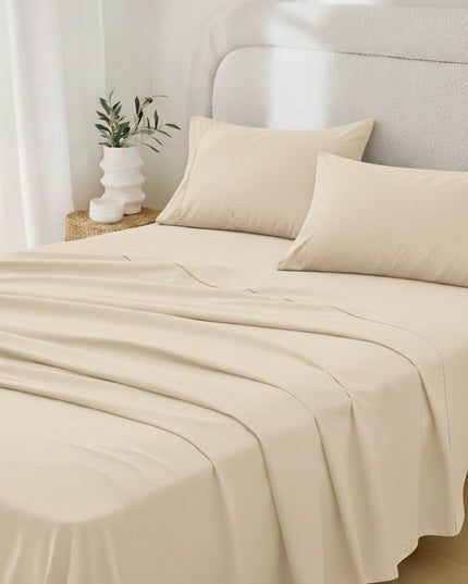 Ivory Cotton King Pillowcases