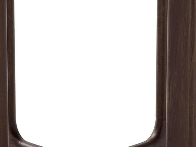 24" Brown Wood Square Cross Legs End Table