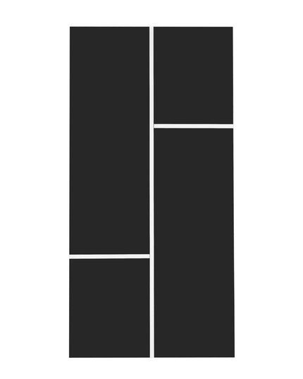 47" Black Wood Extendable Coffee Table With Storage