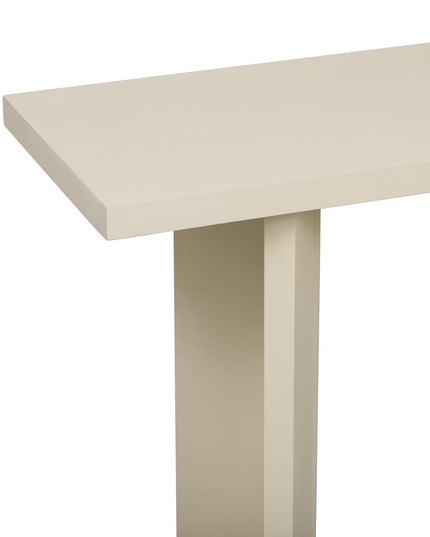 63" Beige Wood Coffee Table