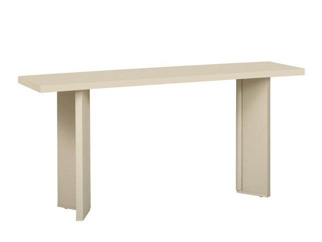 63" Beige Wood Coffee Table