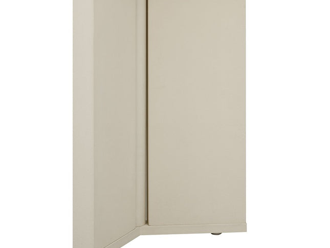 63" Beige Wood Coffee Table