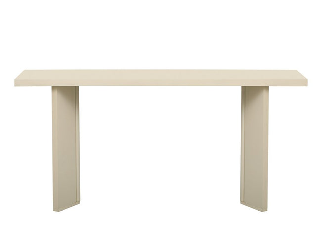 63" Beige Wood Coffee Table