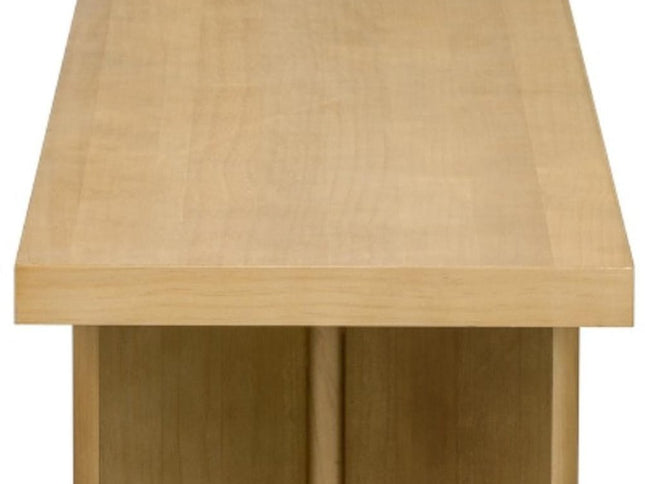 63" Natural Wood Coffee Table