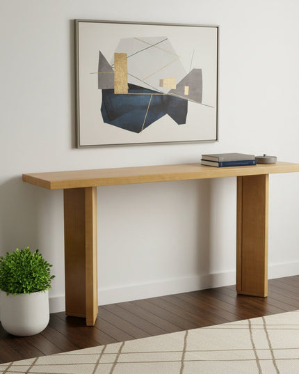 63" Natural Wood Coffee Table