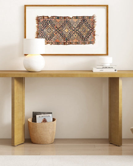 63" Natural Wood Coffee Table