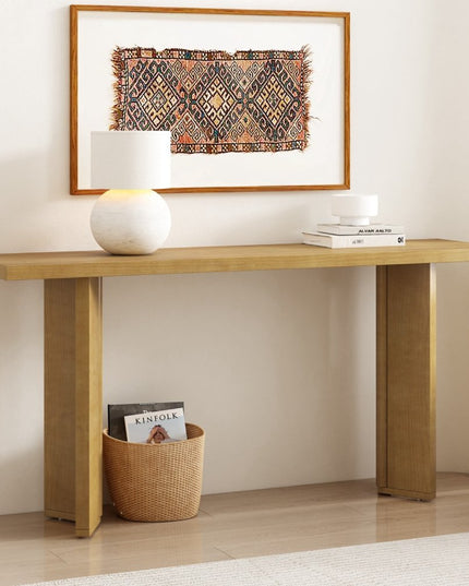 63" Natural Wood Coffee Table