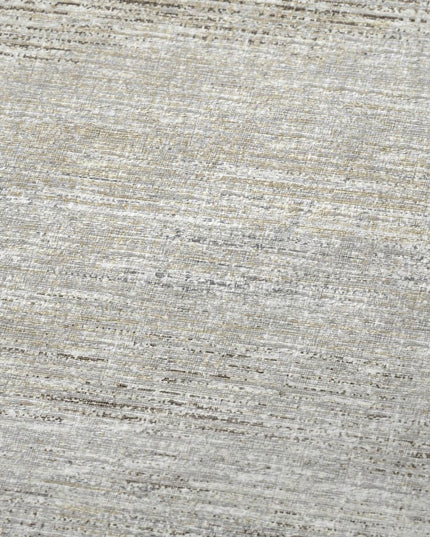 50" X 70" Beige And Ivory Abstract Polyester Woven Plush Throw Blanket