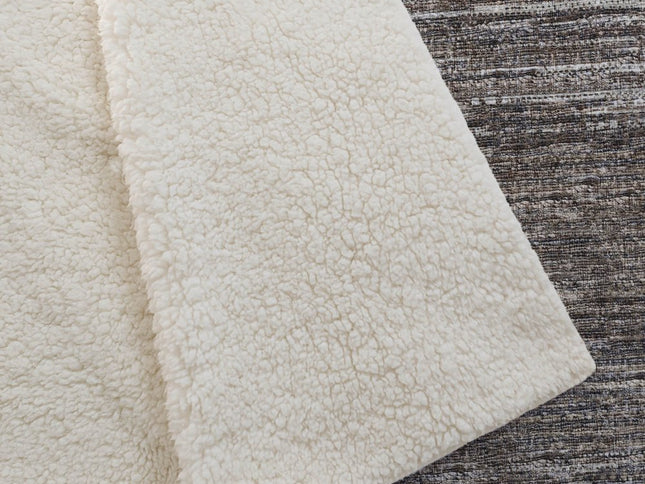 50" X 70" Brown And Beige Abstract Polyester Woven Plush Throw Blanket