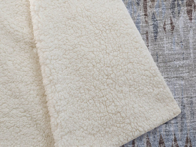 50" X 70" Blue And Gray Geometric Polyester Woven Plush Throw Blanket