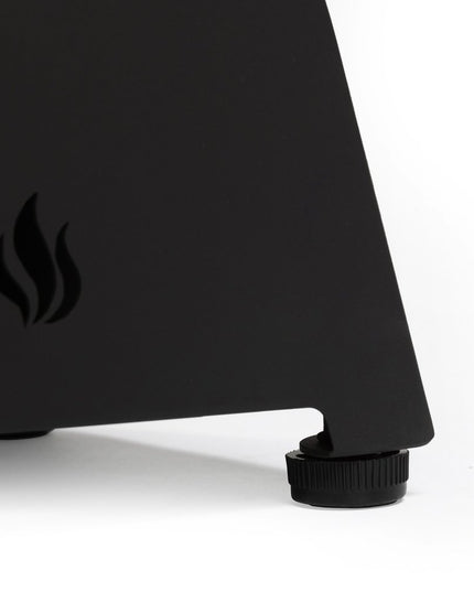 40000 BTU 28" Black Steel Propane Rectangular Fire Pit