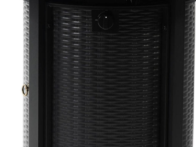 50000 BTU 32" Black Steel Propane Round Fire Pit Table