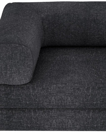 82" Gray Chenille Convertible Futon Sleeper Sofa