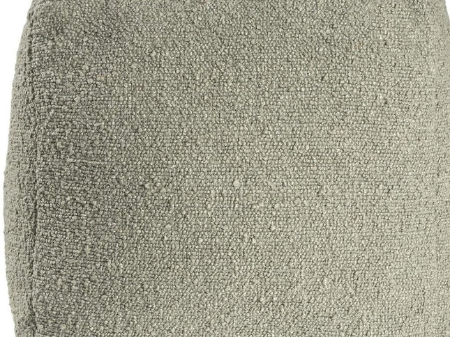 18" Sage Boucle Pouf Ottoman