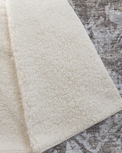 50" X 70" Brown And Beige Damask Polyester Woven Plush Throw Blanket