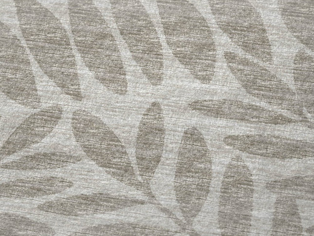 50" X 70" Taupe And Beige Floral Polyester Woven Plush Throw Blanket