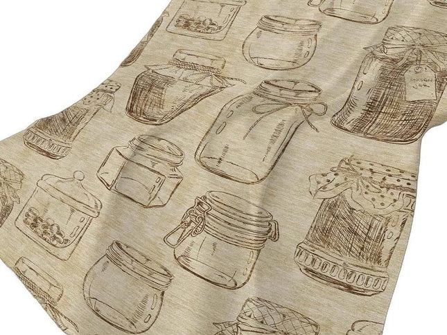 50" X 70" Beige And Brown Geometric Polyester Woven Plush Throw Blanket