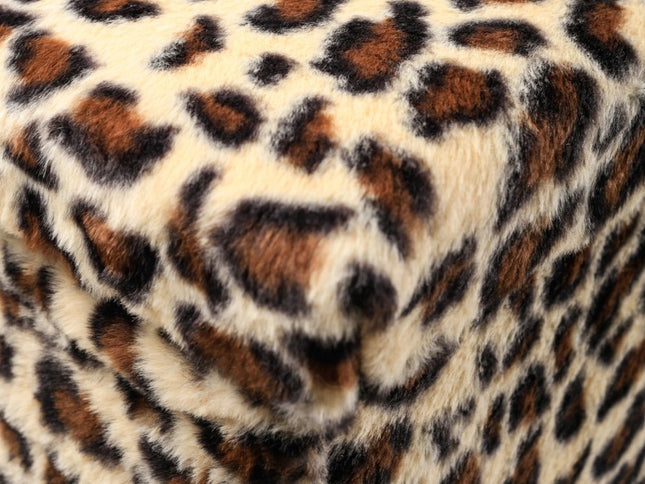 30" Plastic Animal Print Storage Ottoman