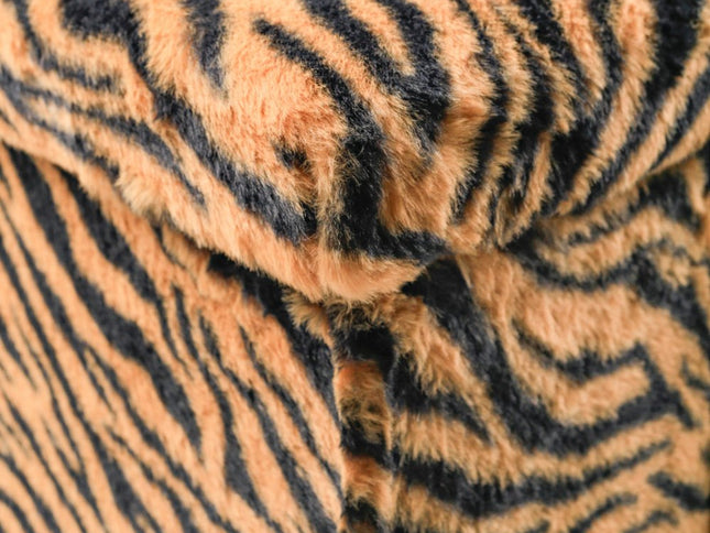 30" Plastic Animal Print Storage Ottoman