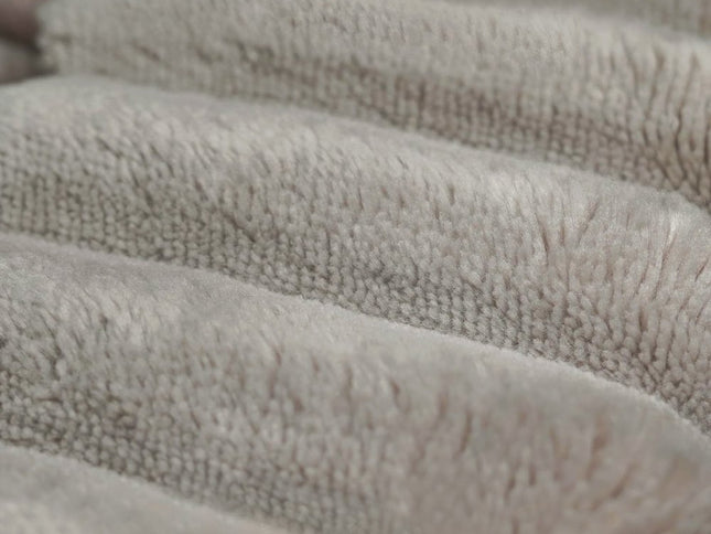 168" Camel Corduroy Modular Compression Foam Sofa With Toss Pillows