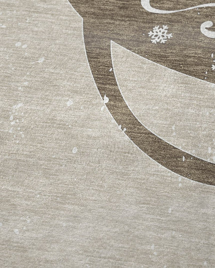 50" X 70" Latte Ivory And Beige Geometric Polyester Woven Plush Throw Blanket