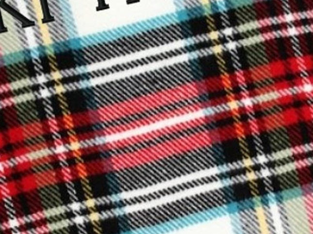 55" X 70" Black Red And White Plaid Cotton Blend Ski House Embroidered Throw Blanket with Fringe