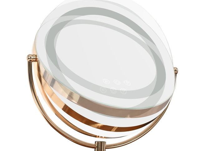 56" White Wood Lighted Single Drawer Dresser