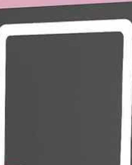 24" Pink Wood Lighted Two Drawer Dresser