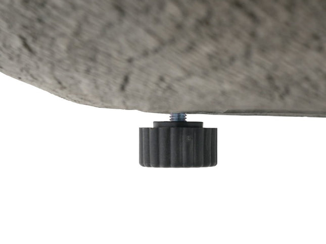 30000 BTU 28" Light Gray Magnesium Oxide Propane Round Fire Pit With Cover