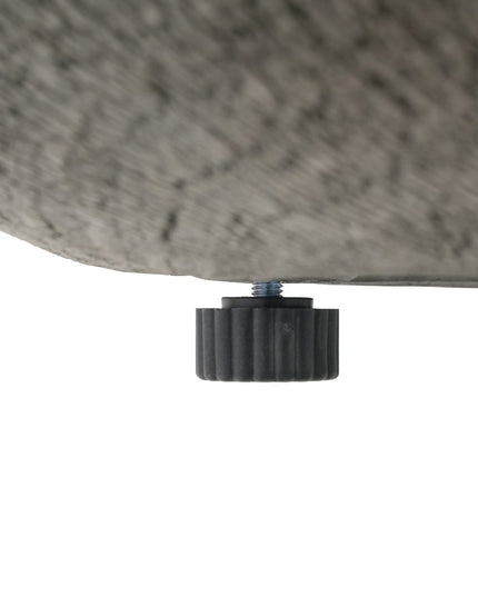 30000 BTU 28" Light Gray Magnesium Oxide Propane Round Fire Pit Table With Cover