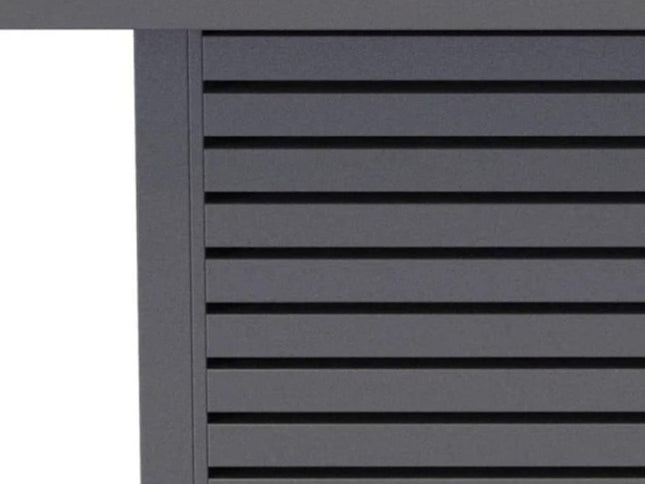 50000 BTU 42" Gray Steel Propane Rectangular Fire Pit With Cover