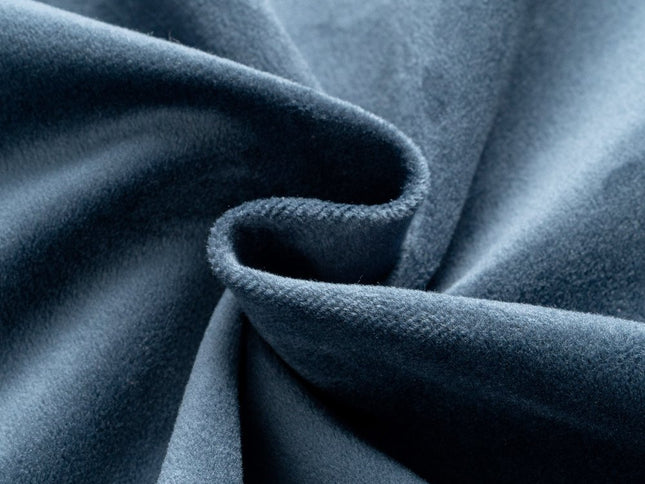 32" Black Corduroy Ottoman