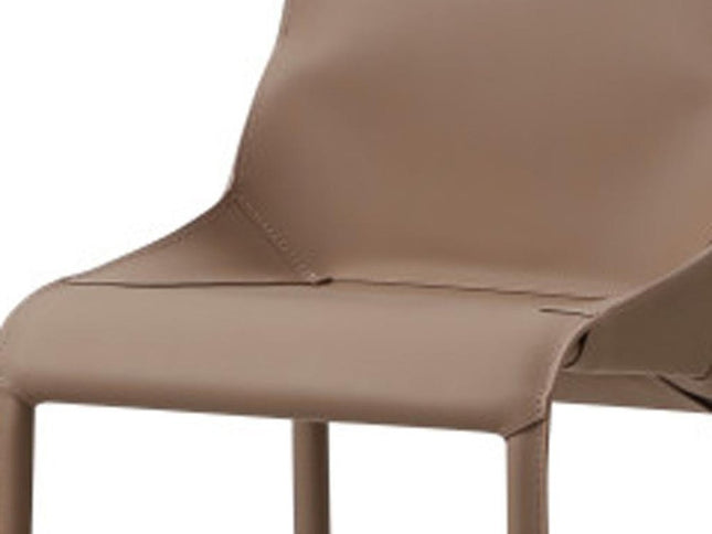 29" Gray Faux Leather Metal and Wood Low Back Bar Height Bar Chair