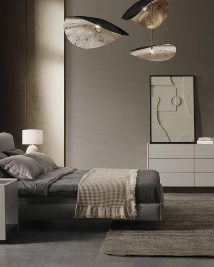 60" Gray Wood Six Drawer Double Dresser