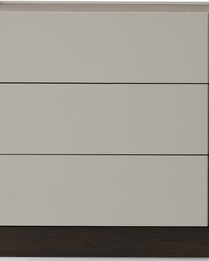 60" Gray Wood Six Drawer Double Dresser