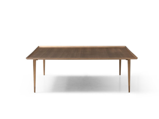 47" Bronze Copper Square Coffee Table