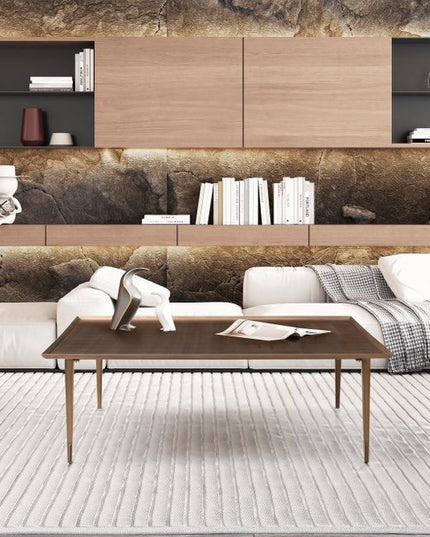 47" Bronze Copper Square Coffee Table