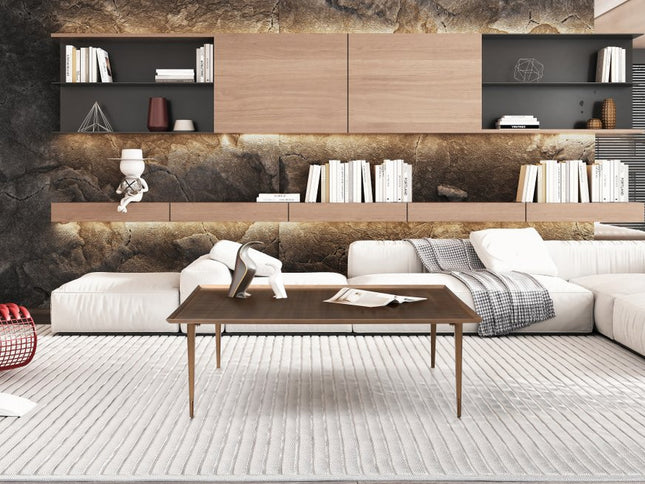 47" Bronze Copper Square Coffee Table